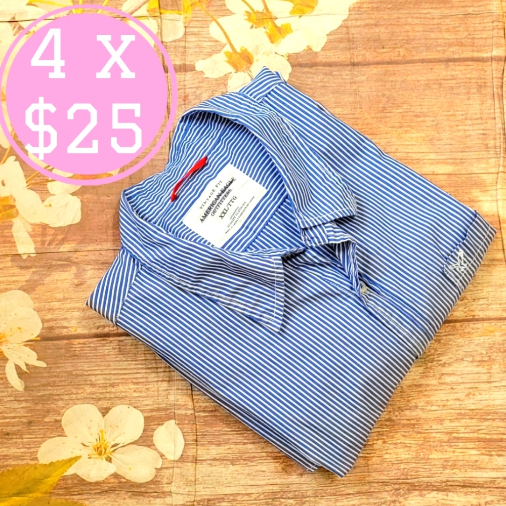 American Eagle Outfitters vintage fit striped shirt